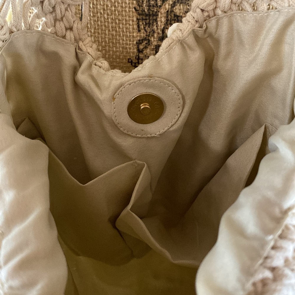 INC Shell Macrame Tote - Picture 4 of 5
